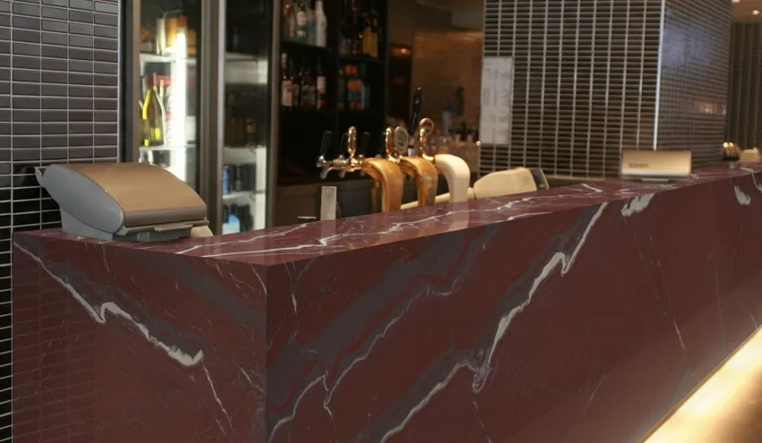 Мрамор Rosso Laguna